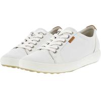 ecco 爱步 柔酷7号系列 女士低帮休闲板鞋 430003 白色 38