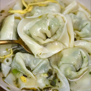 梅龙镇 手工荠菜鲜肉大馄饨 方便速食