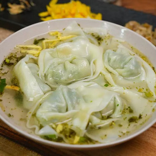 梅龙镇 手工荠菜鲜肉大馄饨 方便速食