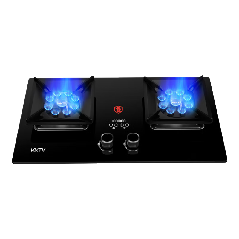 KKTV JZT-SJ11 双灶具 5.2kW大火力 嵌入式燃气灶 天然气