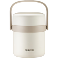 苏泊尔（SUPOR）保温饭盒304不锈钢保温提锅大容量真空保温桶多层餐盒
