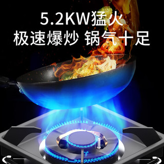 容声 JZT-RLB16T 5.2kW大火力 天然气 双灶燃气灶
