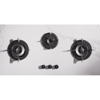 波曼登三眼岩板灶大间距燃气灶5.2KW猛火灶极简隐藏式灶嵌入式家用天然气JZT-BY301 全嵌灶-无线定时 烟灶联动L8三眼