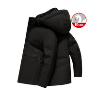 雪中飞 男士鹅绒可脱卸帽一衣三穿羽绒服