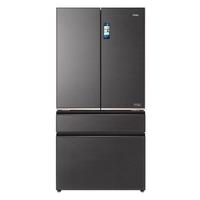 Haier/海尔冰箱 650升多门全空间保鲜科技风冷无霜一级变频家用大容量电冰箱 法式四门 精细分储 BCD-650WGHFD12STU1