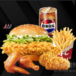KFC 肯德基 翅粉狂欢  翅堡疯狂拼（5件套）