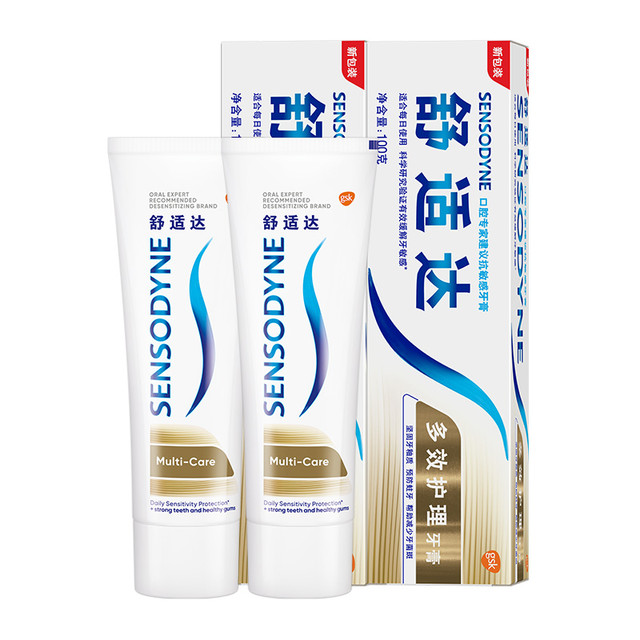 淘金币可用、88VIP：SENSODYNE 舒适达 基础护理系列 多效护理牙膏 200g
