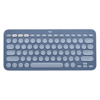  logitech/罗技 超薄便携 无线蓝牙键盘  无背光 月品蓝