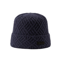 移动端：快乐狐狸 Actionfox 双层护额针织帽秋冬大头围防寒保暖护耳毛线帽