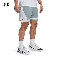 安德玛UA春夏库里CURRY Signature男透气篮球运动短裤1390344 石灰绿348 L
