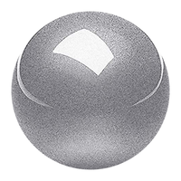 perixx佩锐 PPRO303 欧洲 轨迹球直径34mm 通用570 ERGO轨迹球鼠标配件 银色光面 34mm 轨迹球