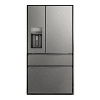 AEG 无霜变频制冰 对门双开门冰箱  银色系 590L