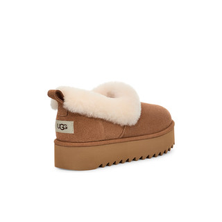 UGG 1166733 厚底休闲毛毛鞋 栗色 39