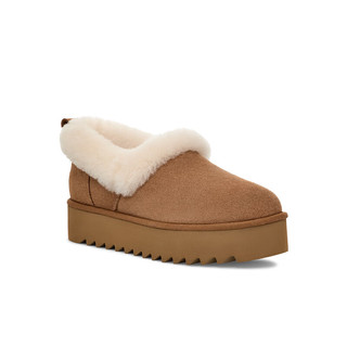 UGG 1166733 厚底休闲毛毛鞋 栗色 39