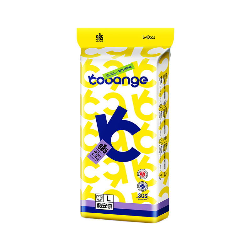  COOANGE/酷安奇 医护级 婴儿纸尿裤  纸尿裤L码40片（9-12kg） L