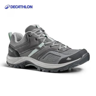 DECATHLON 迪卡侬 户外防滑透气耐磨运动徒步鞋 MH100 男女同款_铅灰色 37