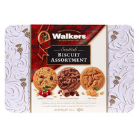 Walkers/皇室 礼盒装 燕麦红梅黑巧克力味饼干礼盒