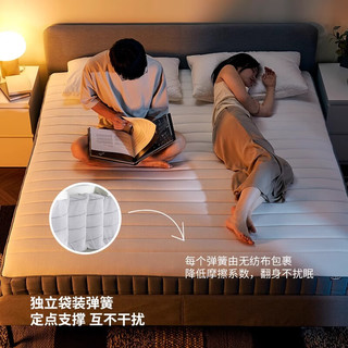  IKEA/宜家 分区定点支撑 弹簧床垫+保护垫  【硬+】弹簧床垫+保护垫