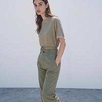 ZARA 女士简约纯色商务通勤直筒长裤