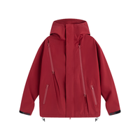 PPGE硬壳冲锋衣春季防风防水夹克男女同款登山服外套 黑色硬壳 4XL 尺码偏大拍小一码