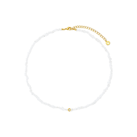 移动端：OOAK 油画肌理泡沫闪灵水晶项链素链叠戴夏日出行