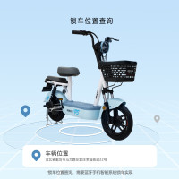 移动端、京东百亿补贴：飞鸽 E75智能电动自行车45公里48V12Ah电瓶车新国标上班代步小电驴源彩星黛蓝