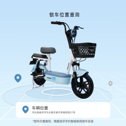 飞鸽 E75智能电动自行车45公里48V12Ah电瓶车新国标上班代步小电驴源彩星黛蓝