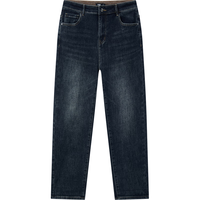 森马（Semir）森柔牛仔牛仔裤男冬经典复古通勤百搭103724124101A 牛仔蓝灰88401 27