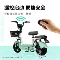 移动端、京东百亿补贴：飞鸽 E75智能电动自行车45公里长续航48V12Ah电瓶车新国标上班代步小电驴源彩青竹绿