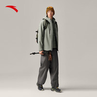 安踏户外冲锋衣男士2025羽绒服内胆三合一防水徒步 微熏绿-2 XL (男180)