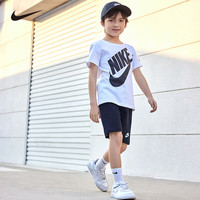 NIKE 耐克小童装男童短袖套装夏季儿童经典款短T针织短裤2件套