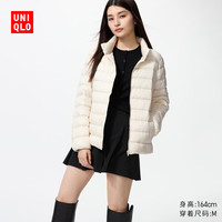 优衣库女装高级轻型羽绒茄克/爆款轻暖便携保暖新款478572 478572/04烟灰色 XL
