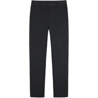 才子（TRIES）才子男士休闲裤商务简约直筒长裤春秋弹力加绒休闲裤 黑色 33 84cm