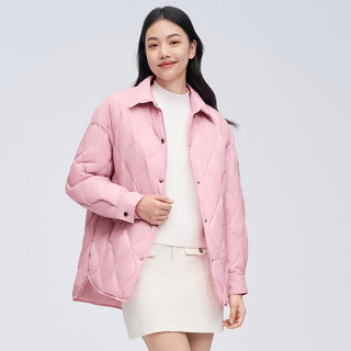 波司登短款连帽羽绒服日常通勤休闲百搭廓形冬季保暖外套 160