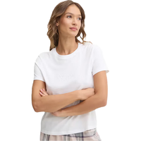 Calvin Klein秋冬季新款CK潮流休闲纯棉女士短袖T恤UB1黑S