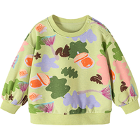 迷你巴拉女童长袖卫衣甜美灯笼袖宽松不变形亲肤儿童上衣2025秋新款 象牙白10404 110