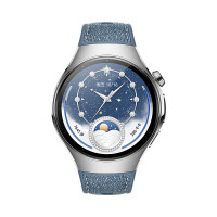 国家补贴：华为 HUAWEI WATCH 5 智能手表鸿蒙AI运动eSIM独立通话X-TAP智感窗 46mm大表 星河蓝 不锈钢表壳