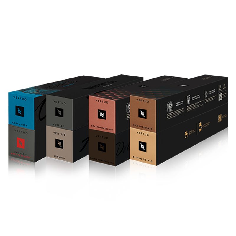 Nespresso奈斯派索胶囊黑咖啡粒美式Vertuo系列馥郁浓醇80颗