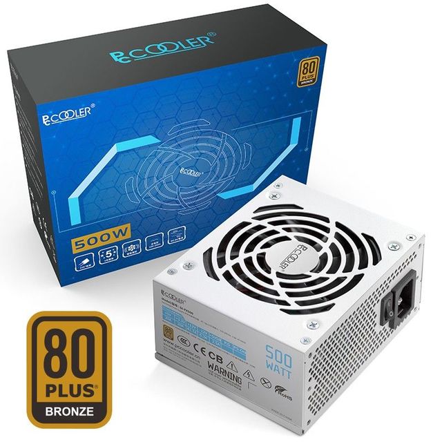 超频三 额定500W 钒星GI-FX500 SFX电源(支持3060显卡