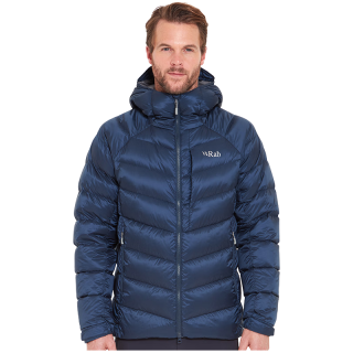 Rab 男士连帽保暖防风700蓬Pertex防寒加厚羽绒服 QDE-68 M