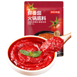 京东京造 鲜番茄火锅底料200g一料多用火锅煮面番茄大于56% 鲜番茄火锅底料200g