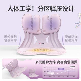 美凯腾 护腰坐垫坐姿椅腰靠垫舒适支撑人体工学办公学习上班家人