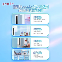 Leader 3匹柜机+1.5匹挂机*4 新一级能效变频自清洁空调套装