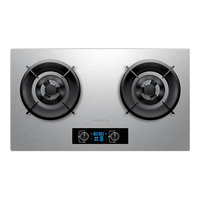 创维（Skyworth）【20%】燃气灶煤气灶双灶家用双灶具5.0kW猛火750mm大面板不锈钢台式嵌入式 Z210液化气