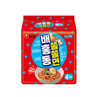 NONGSHIM农心韩国韩式甜辣劲面刀削拌面方便面泡面速食面 韩式甜辣劲面4连包【赏味期限10.08】
