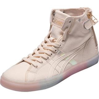 亚瑟士ASICS女鞋运动休闲鞋高帮时尚百搭运动鞋 DOUBLE CLUTCH 奶白色 3