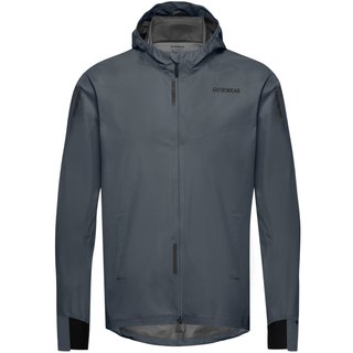 GOREWEAR跑步夹克goretex黑标防水透气防风舒适低碳跑步夹克男款 CONCURVE GTX JACKET -- 灰色 M