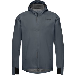 GOREWEAR跑步夹克goretex黑标防水透气防风舒适低碳跑步夹克男款 CONCURVE GTX JACKET -- 灰色 M