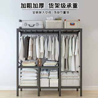 简易衣柜免安装家用卧室大衣柜挂衣柜折叠布衣柜出租房用收纳衣橱