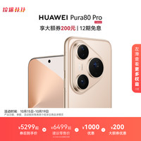 华为 HUAWEI 【华为大额券】HUAWEI Pura 80 Pro一英寸主摄 个性色卡 AI 辅助构图 鸿蒙智能手机华为官方旗舰店